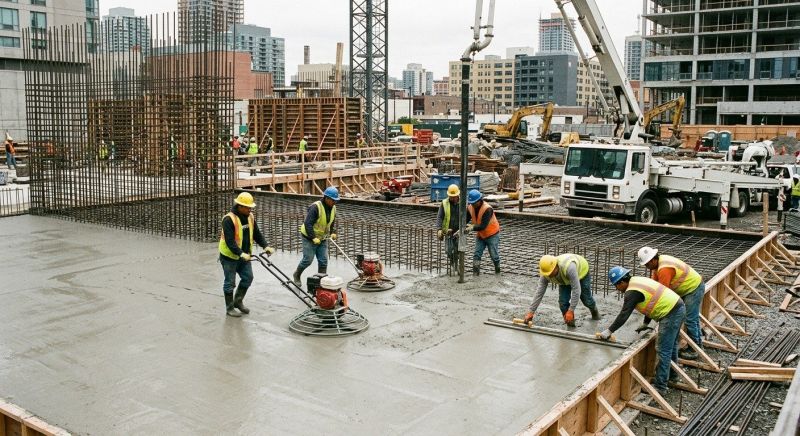 Commercial Slab Construction in Rockville, MD